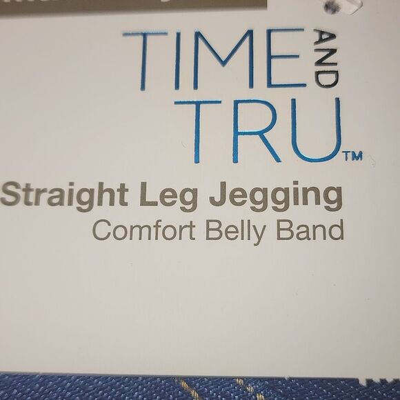 Time and Tru Maternity Essentials Straight Leg Jeggings, 27" Inseam, Size L - Picture 7 of 7
